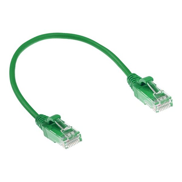 CAT6 U/UTP SLIMLINE GN 5.00M