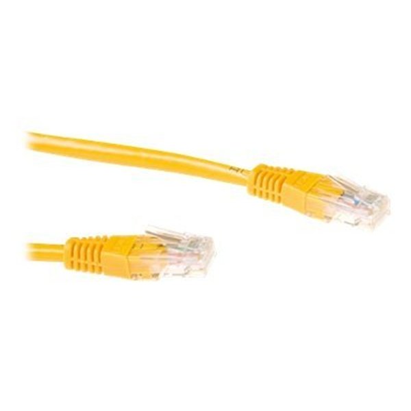 CAT6A U/UTP SNAGLESS YL 0.50M