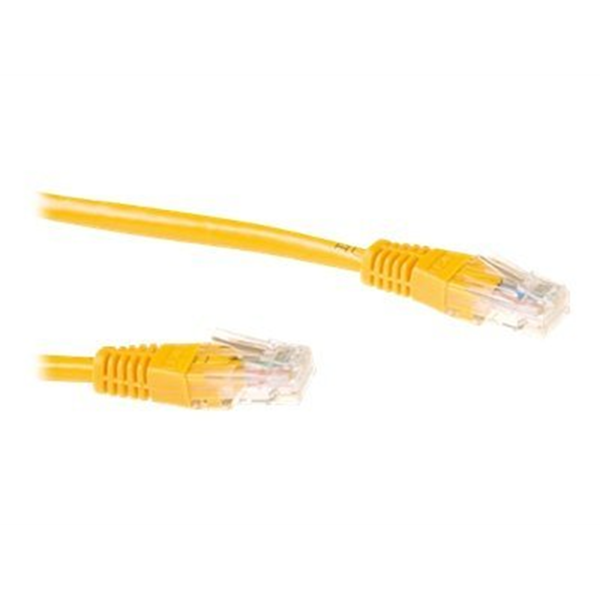 CAT6A U/UTP SNAGLESS YL 0.50M