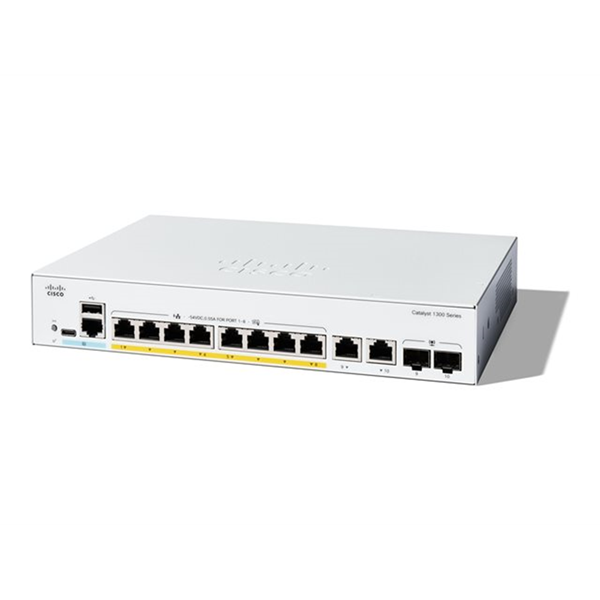 Catalyst 1300 8-port GE PoE Ext PS 2x1G Catalyst 1300 8-port GE PoE Ext PS 2x1G