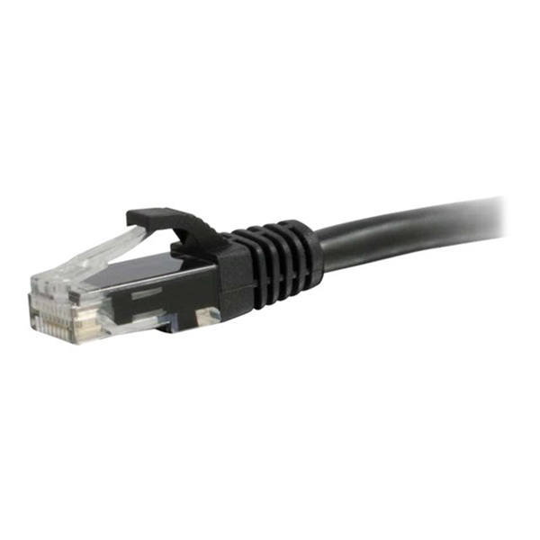 Cbl/0.3M Black CAT6 Snagless UTP Patch