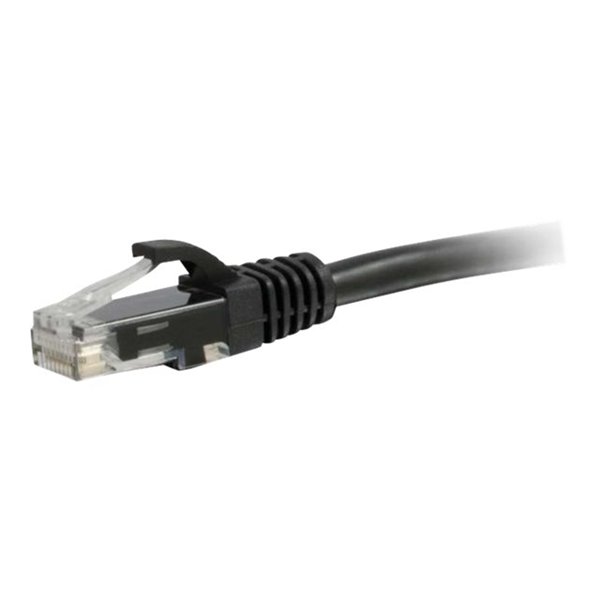 Cbl/0.5M Black CAT6PVC SLess UTP C
