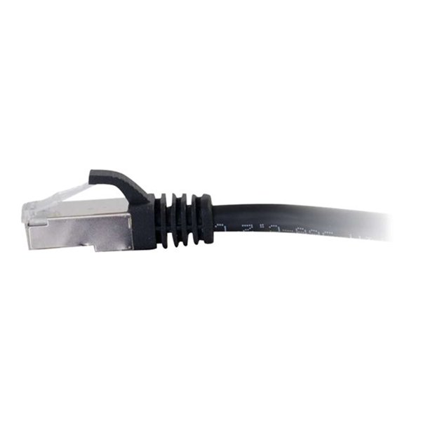 Cbl/10m CAT6A Shielded Patch Cable Black