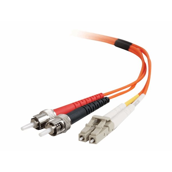 Cbl/10m LC/ST LSZH Duplex 50/125 Fibre