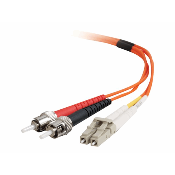 Cbl/10m LC/ST LSZH Duplex 50/125 Fibre
