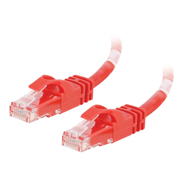 Cbl/10M Red CAT6 PVC Snagless UTP Patch
