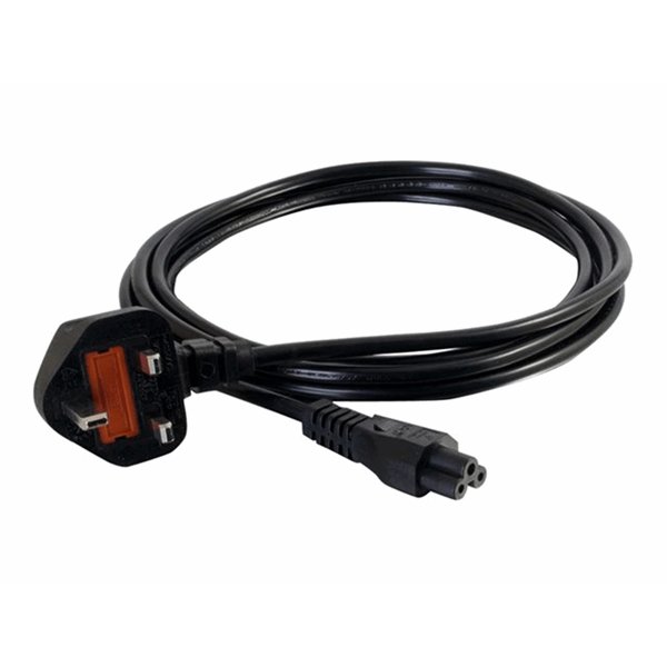 Cbl/1m BS 1363 to IEC 60320 C5 Pwr Cord