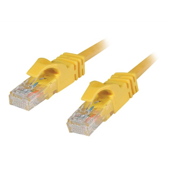 Cbl/1M Yellow CAT6PVC SLess UTP CB
