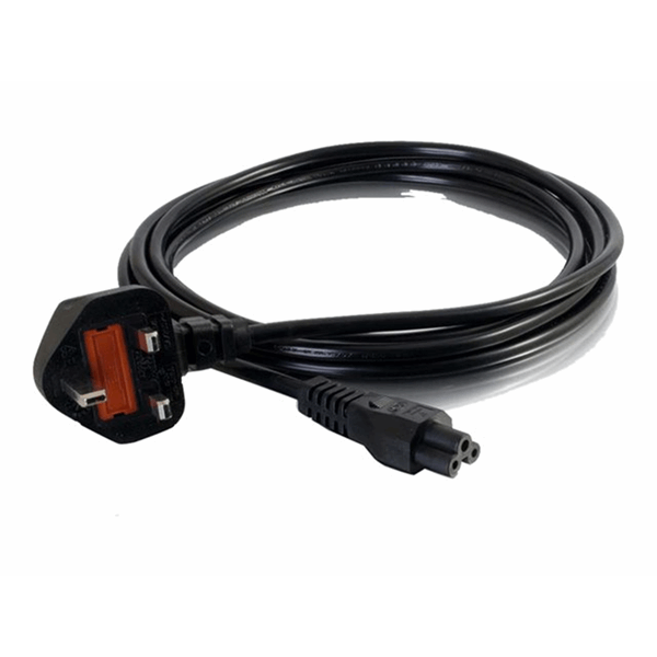Cbl/2m BS 1363 to IEC 60320 C5 Pwr Cord
