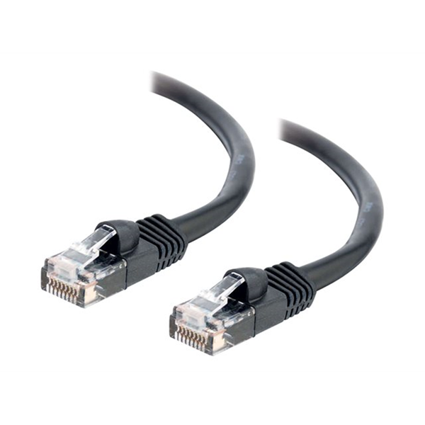 Cbl/2M Mlded/Btd Black CAT5E PVC UTP PA