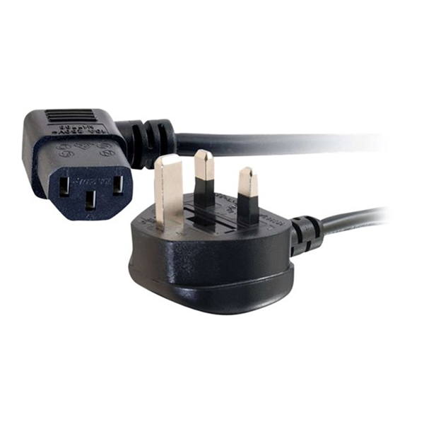 Cbl/2M Universal 90 DEG PWR cord BS 1363
