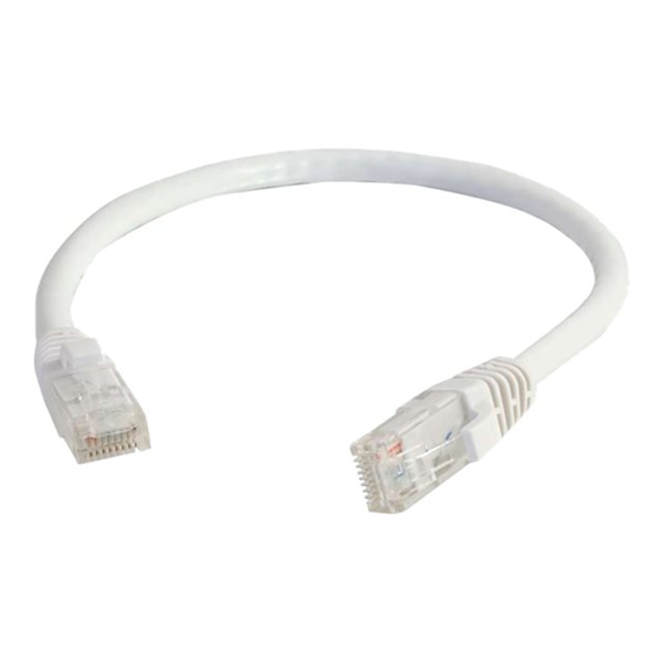 Cbl/3M White CAT6 PVC Snagless UTP Patch