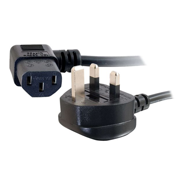 Cbl/5M Universal 90 DEG PWR cord BS 1363
