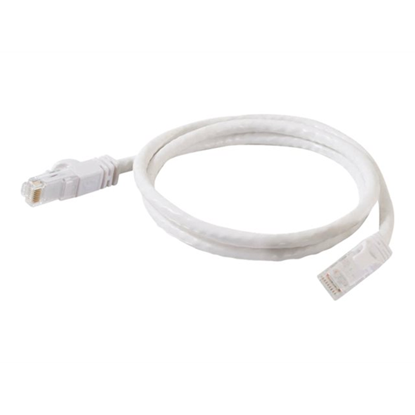 Cbl/5M White CAT6 PVC Snagless UTP Patch