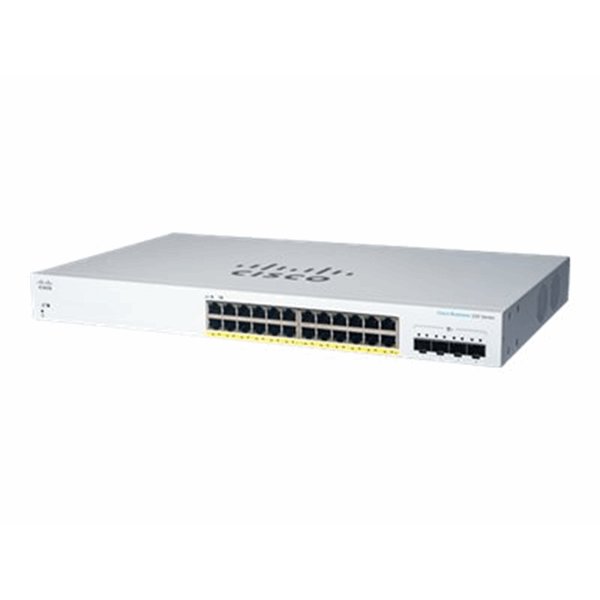 CBS220 Smart 24-port GE PoE 4x10G SFP+