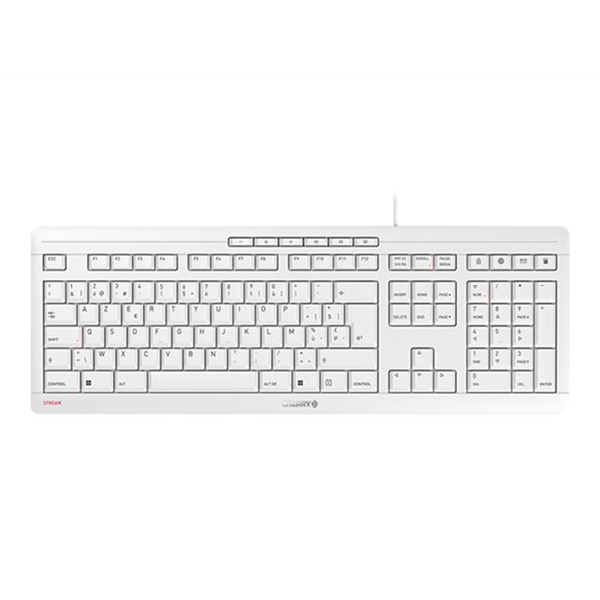 CHERRY STREAM KEYBOARD pale grey