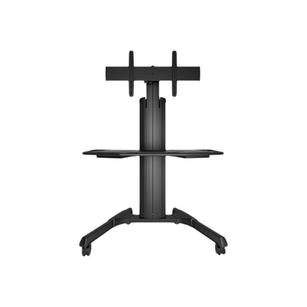 Chief Fusion Large Height Adjustable Mobile TV Cart - For Displays 42-86" - Black