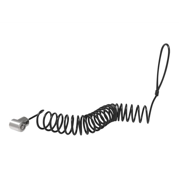 COILED CABLE WITH PERIPHERAL SECRTY TRAP