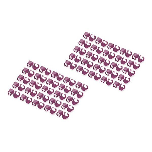 Color clips for RJ45 Plugs color magenta