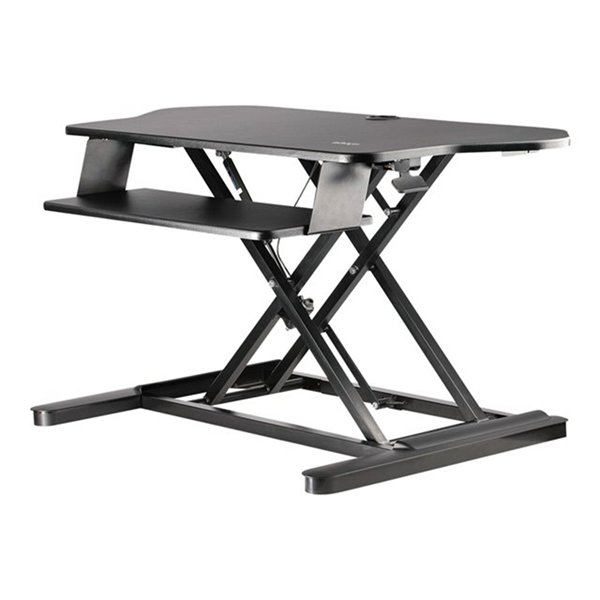 Corner Sit Stand Desk Converter 35x21in