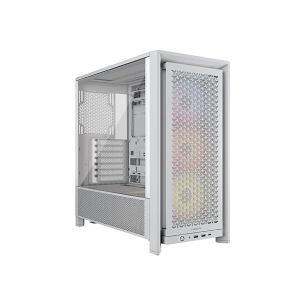 CORSAIR FRAME 4000D RS ARGB Modular High Airflow Mid-Tower PC Case White