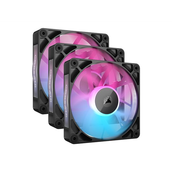 CORSAIR RX RGB Series iCUE LINK RX120 RGB 120mm RGB Fan Triple Fan Kit CORSAIR RX RGB Series iCUE LINK RX120 RGB 120mm RGB Fan Triple Fan Kit