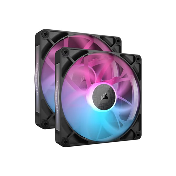 CORSAIR RX RGB Series iCUE LINK RX140 RGB 140mm RGB Fan Dual Fan Kit CORSAIR RX RGB Series iCUE LINK RX140 RGB 140mm RGB Fan Dual Fan Kit