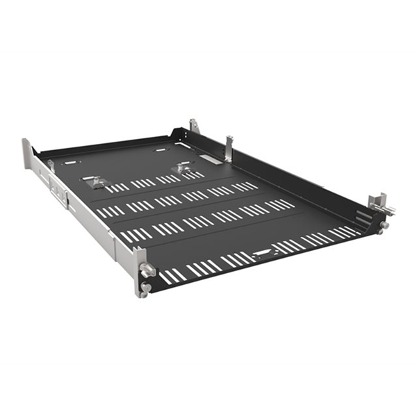 Depth adjustable fixed rail rack kit