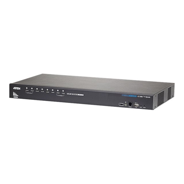 Desktop KVM 8-Port USB - HDMI KVM Switch with USB Peripheral port 1U-Rack