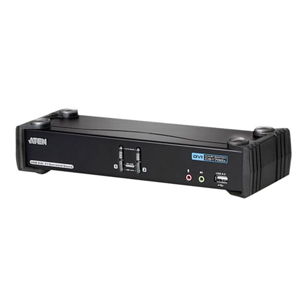 Desktop KVM KVM 2-Port USB DVI Dual Link KVMP Switch