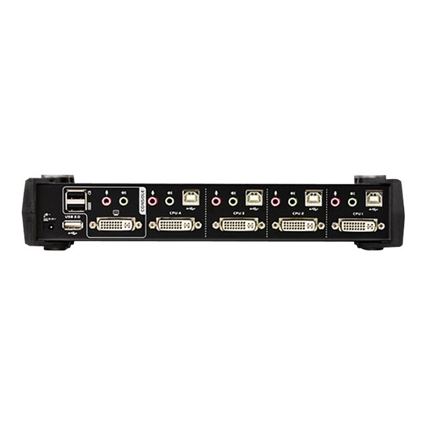 Desktop KVM KVM 4-Port USB DVI Dual Link KVMP Switch