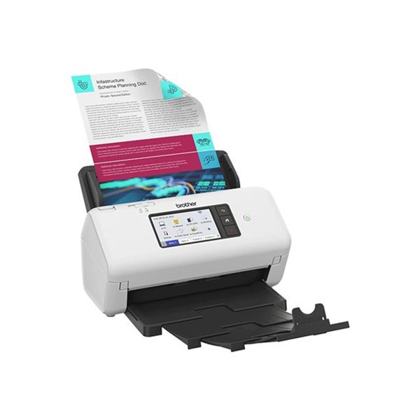 Desktopscanner dubbelzijdig scannen 40 ppm (dubbelzijdig zwart-wit/kleur) 600 x600 dpi 512MB USB host 10.9 cm LCD touchscreen 80 vel ADF Desktopscanner dubbelzijdig scannen 40 ppm (dubbelzijdig zwart-wit/kleur) 600 x600 dpi 512MB USB host 10.9 cm LCD touchscreen 80 vel ADF
