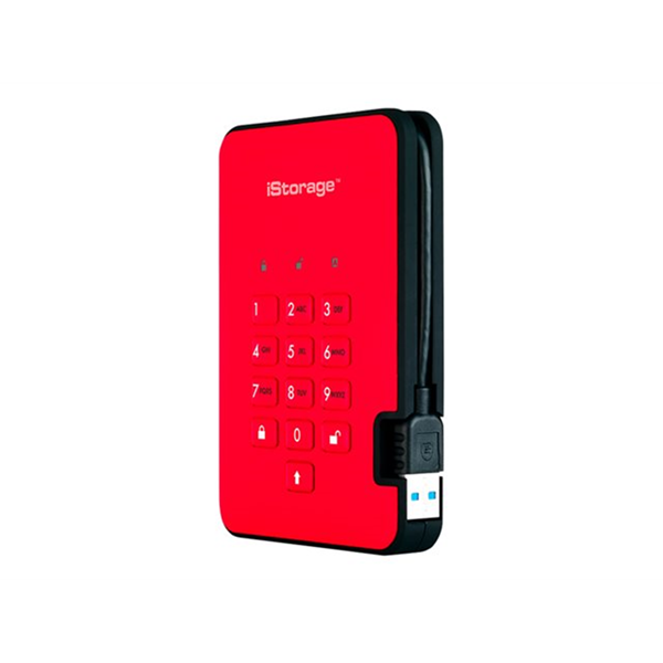 diskAshur2 SSD 256bit 1TB Red