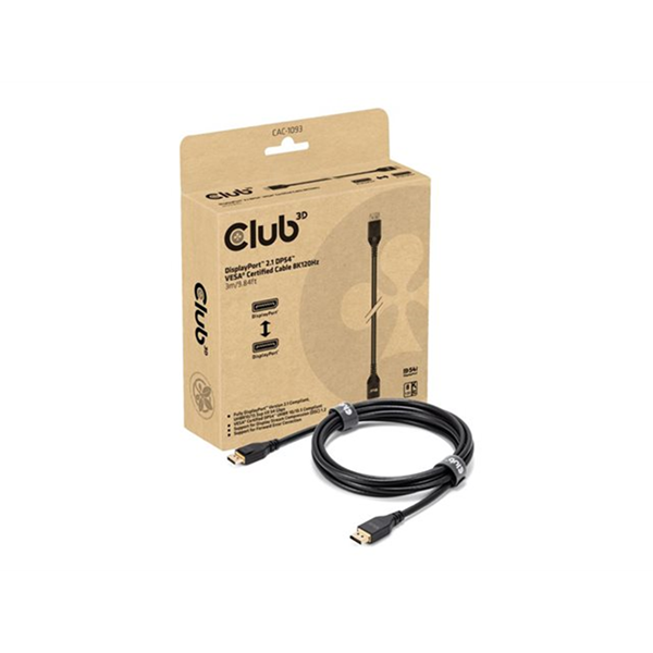 DISPLAYPORT# 2.1 DP54# VESA(R) CERTIFIED CABLE 8K120HZ 3M/ 9.84FT