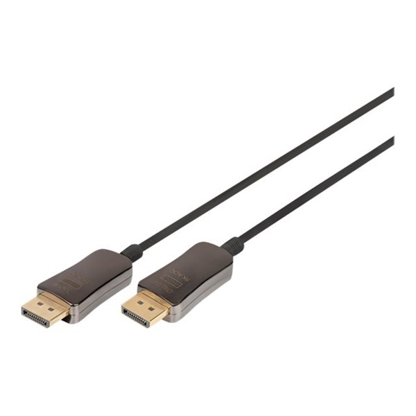 DisplayPort AOC hybrid-fiber connection