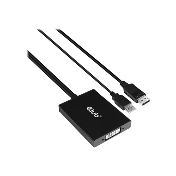 DISPLAYPORT TO DUAL LINK DVI-I DUAL LINK ACTIVE ADAPTER MAX RES 4K30HZ