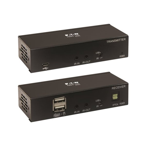 DisplayPort to HDMI over Cat6 Extender Kit KVM Support 4K 60Hz 4:4:4 USB PoC HDCP 2.2 230 ft. TAA