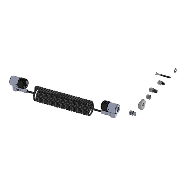 Dual Lock Curly Cable