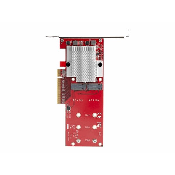 Dual M.2 PCIe SSD Adapter - x8 PCIe 3.0