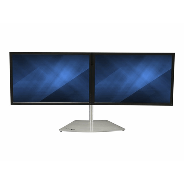 Dual-Monitor Stand - Horizontal - Silver