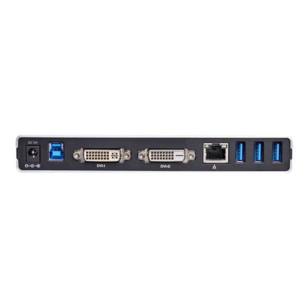 DVI Dual-Monitor Laptop Docking Station