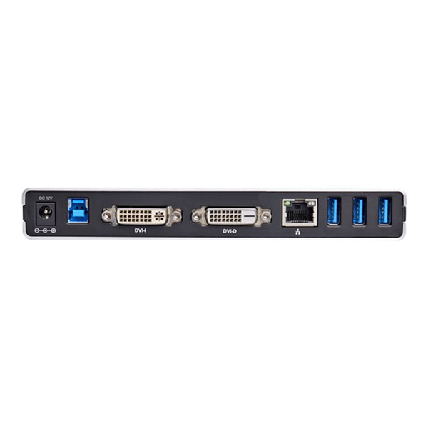DVI Dual-Monitor Laptop Docking Station
