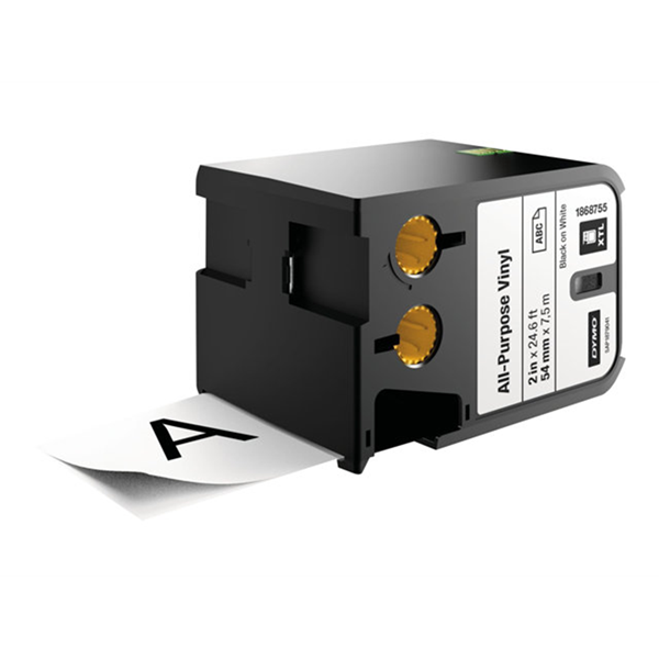 DYMO XTL 2i (54 mm) All-Purpose Vinyl Black on White