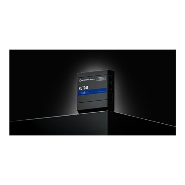 Equipped with 4G LTE Wi-Fi and two Ethernet ports RUT241 offers unstoppable connection continuity with automatic WAN failover. Equipped with 4G LTE Wi-Fi and two Ethernet ports RUT241 offers unstoppable connection continuity with automatic WAN failover.