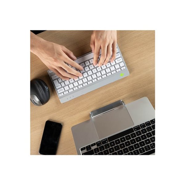 Ergonomic KB Comp QWERTY(ND) Bluet white