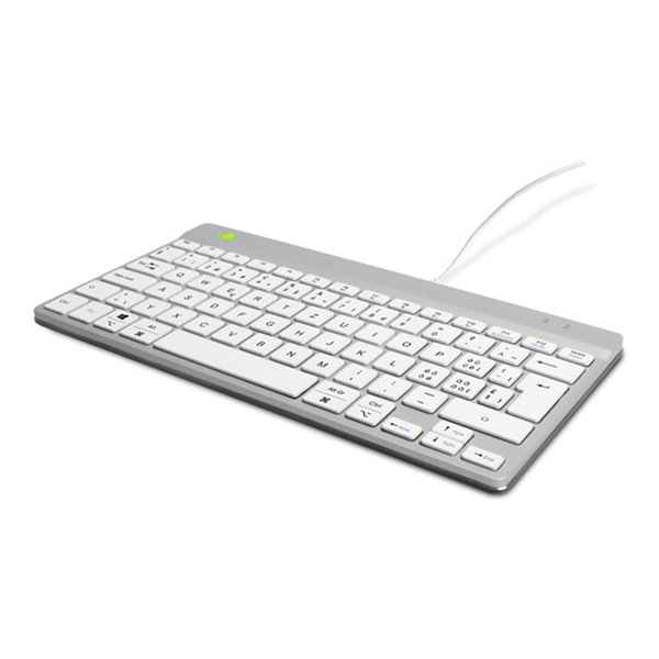 Ergonomic KB Comp QWERTZ(CH) wired white