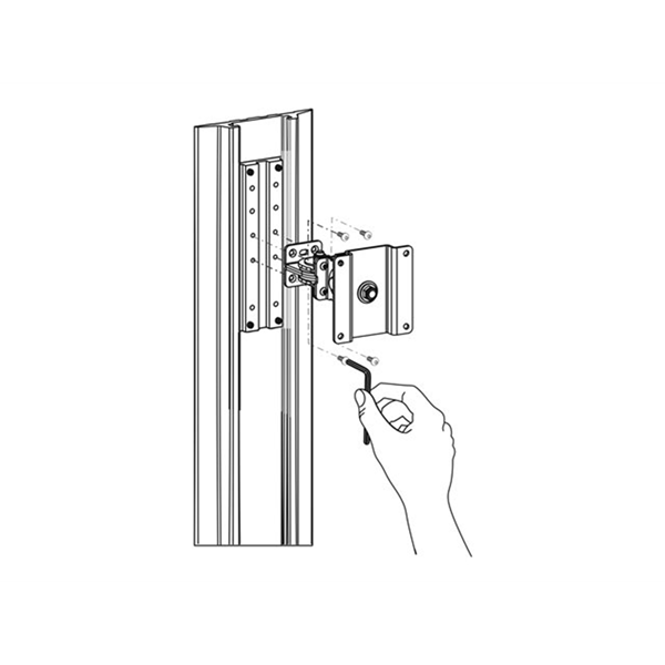 Ergotron bevestigingscomponent - voor plat scherm - aluminium Ergotron bevestigingscomponent - voor plat scherm - aluminium