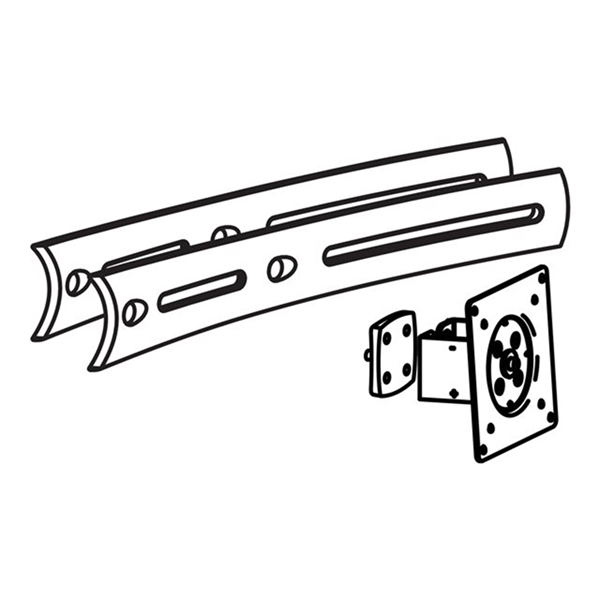 Ergotron DS100 Triple Display Upgrade Kit