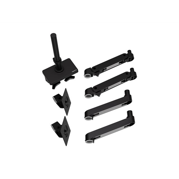 Ergotron LX Pro bevestigingskit - modulair - voor 2 LCD-schermen - zwart