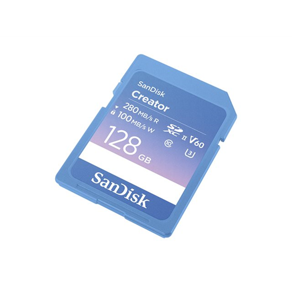 Extreme PRO 128GB V60 Blue Creator Card